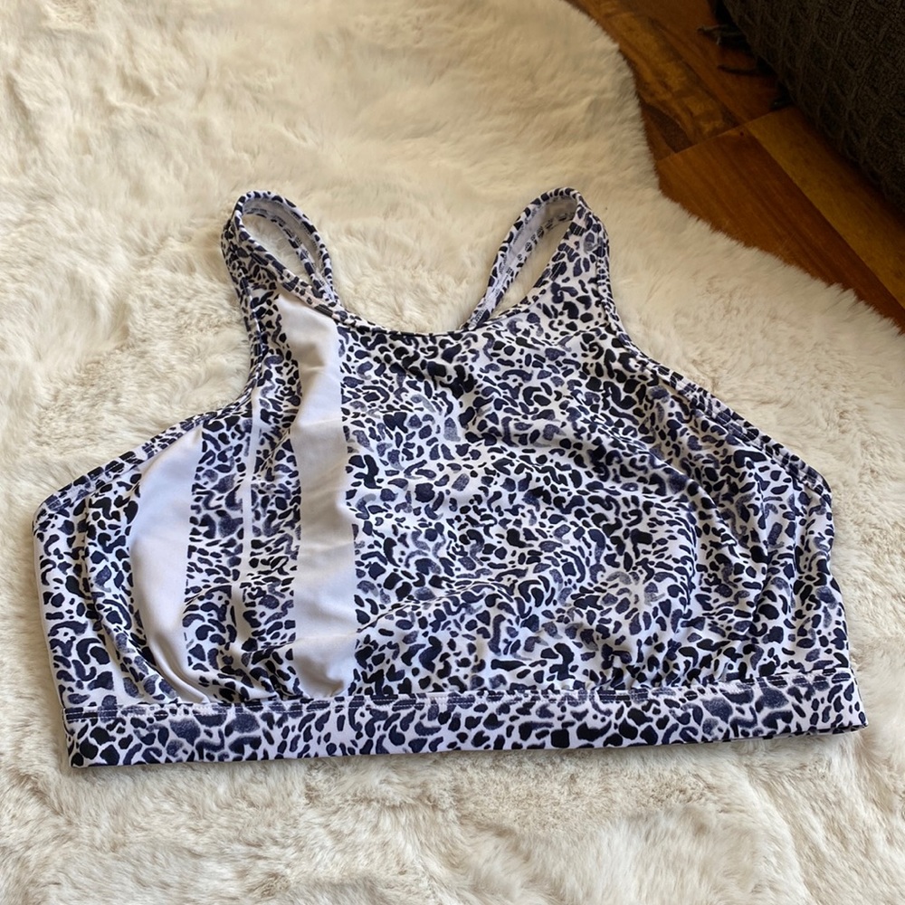 Athleta high neck bikini top